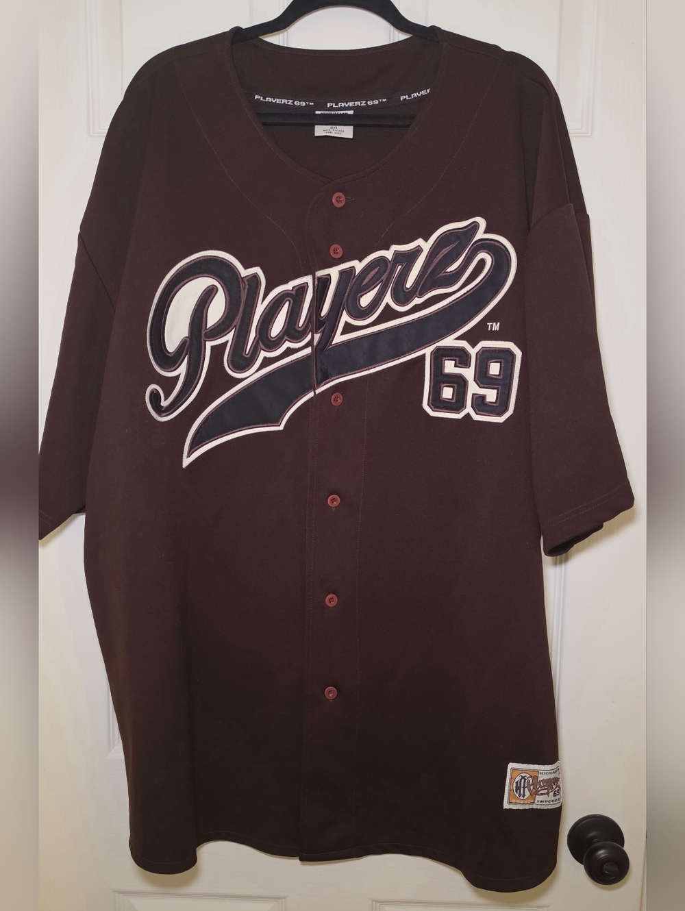 Vintage Playerz 69 Jersey Sz 4X High Image